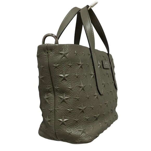 JIMMY CHOO - Khaki Leather Handbag - Picture 6 of 9